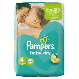 PAMPERS BABY DRY MAXI No4 (7-18kg) 44τμχ
