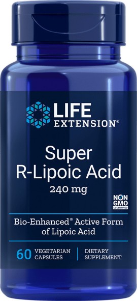 Life Extension Super R-Lipoic Acid 240mg 60 φυτικές κάψουλες