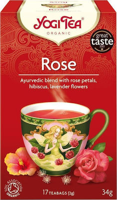 Yogi Tea Rose Βιολογικό Τσάι με Τριαντάφυλλο 17 Φακελάκια 34g
