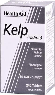 Health Aid Kelp lodine Οργανικό Ιώδιο 240 ταμπλέτες