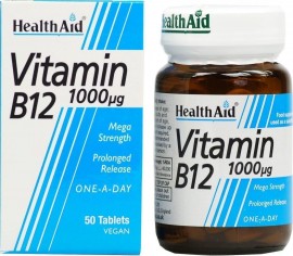Health Aid Βιταμίνη B12 1000μg Prolonged Release 50 Δισκία