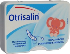 Otrisalin Nasal Aspirator Ρινικός Αποφρακτήρας για Βρέφη και Παιδιά & 2 Ανταλλακτικά