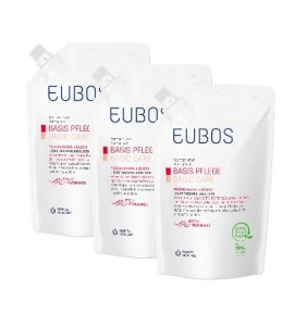 Eubos Basic Care Normal Skin Refill Liquid Washing Emulsion (2+1 ΔΩΡΟ) 3x400ml