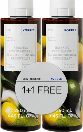 Korres Promo Renewing Body Cleanser Citrus - Αφρόλουτρο Κίτρo 2x250ml