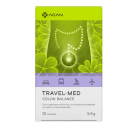 Agan Travel-Med Colon Balance 10 Κάψουλες