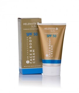 Helenvita - Sun Cream SPF50 Face And Body Αδιάβροχη Αντηλιακή Προσώπου - Σώματος, 150ml