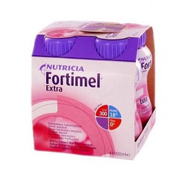 Nutricia Fortimel Extra Με Γεύση Φράουλα 4x200ml