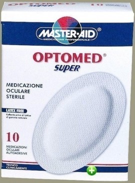 Master Aid Optomed Super Οφθαλμικά Επιθέματα σε Λευκό χρώμα 96x66mm 10τμχ