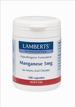 Lamberts Manganese 4mg (as Citrate) 100 Ταμπλέτες