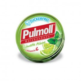 Pulmoll Καραμέλες για τον βήχα με Lime, Μέντα & Βιταμίνη C, 45gr