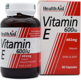 Health Aid Vitamin E 600iu Natural 60 κάψουλες
