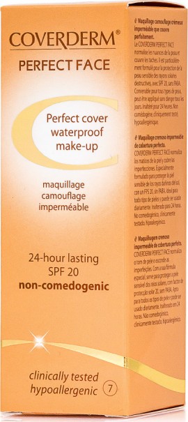 Coverderm Perfect Face Waterproof SPF20 07 30ml