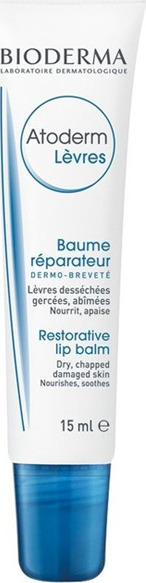 Bioderma Atoderm Levres Restorative Lip Balm Eπανορθωτικό Βάλσαμο για τα Χείλη 15ml