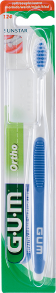 Gum 124 Ortho Soft, Ορθοδοντική Οδοντόβουρτσα 4 Rows