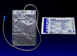 Asepta Urine Drainage Bag Αποστειρωμένος Ουροσυλλέκτης 2lt Sterile 1 Τεμάχιο