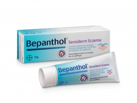 Bepanthol Sensiderm Eczema Κρέμα για την Ανακούφιση από τον Κνησμό και το Ερύθημα για Βρέφη - Παιδιά - Ενήλικες 50gr
