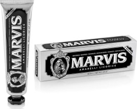 Marvis Amarelli Licorice Toothpaste Οδοντόκρεμα Κατά της Πλάκας με Γεύση Γλυκόριζα-Μέντα 85ml