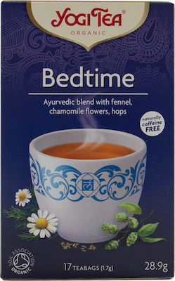 Yogi Tea Bed Time Βιολογικό Τσάι για Αϋπνία & Υπερένταση 17 Φακελάκια 30.6g