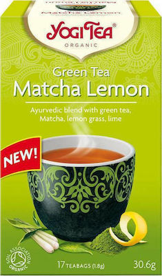 Yogi Tea Green Matcha Lemon, Πράσινο Τσάι Με Λεμόνι 17 Φακελάκια
