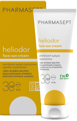 Pharmasept Heliodor Face Sun Cream SPF30 Αντηλιακό Προσώπου, Ντεκολτέ & Χεριών 50ml