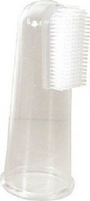 Plac Control Βρεφική Οδοντόβουρτσα Δαχτύλου Plac Aid Transparent για 0m+
