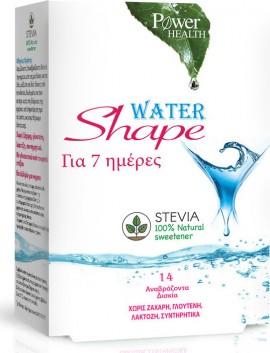 Power Health 7 Days Water Shape Stevia Εντατικό Πρόγραμμα Αδυνατίσματος 7 Ημερών 14 Αναβράζοντα Δισκία