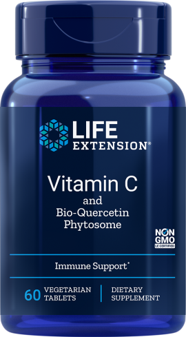 Life Extension Vitamin C & Bio-Quercetin Phytosome 1000mg Για Την Ενίσχυση του Ανοσοποιητικού Συστήματος 60 Φυτικές Κάψουλες
