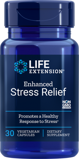 Life Extension Enhanced Stress Relief Συμπλήρωμα για το Άγχος 30 φυτικές κάψουλες