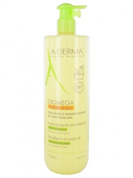 A-Derma Exomega Control Emollient Shower Oil Έλαιο Καθαρισμού Για Ατοπικό Δέρμα 750ml