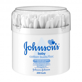 Johnsons Baby Cotton Buds Μπατονέτες Βαμβακιού 200 Τεμάχια