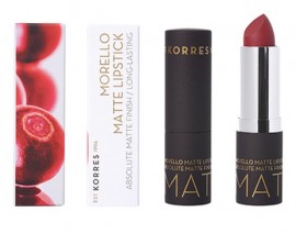 Korres Morello Matte Lipstick 59 Burgundy Red
