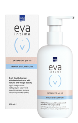 Intermed Eva Intima Extrasept PH 3.5 Minor Discomfort Υγρό Καθημερινού Καθαρισμού Ευαίσθητης Περιοχής 250ml