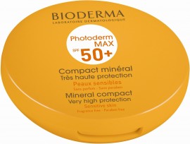 Bioderma Photoderm Max Compact Light SPF50+ Make Up Αντηλιακή Πούδρα για Ελαφριά Κάλυψη για Μεικτό & Λιπαρό Δέρμα, 10gr