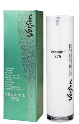 Vitamin E 25% Anti Age Cream Retard / Microcapsule System Αντιγηραντική - Αναπλαστική Κρέμα Προσώπου 50ml