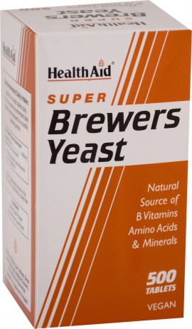 Health Aid Brewers Yeast (Μαγιά Μπύρας)  500 ταμπλέτες