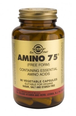 Solgar Essential Amino Acids 75mg Συμπλήρωμα Διατροφής Με Σύμπλεγμα Αμινοξέων 90 Φυτικές Κάψουλες