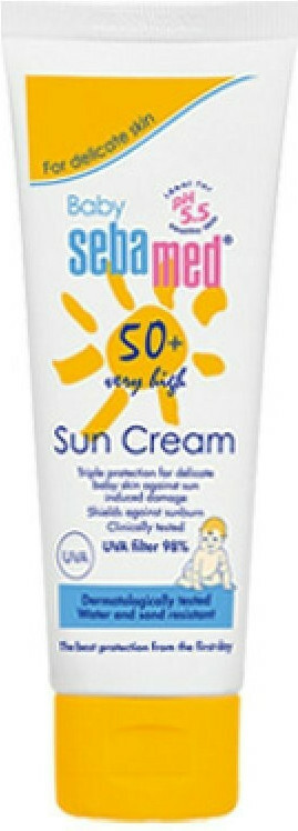 Sebamed Baby Sun Cream Spf 50+ Αντιηλιακή κρέμα για μωρά 75ml