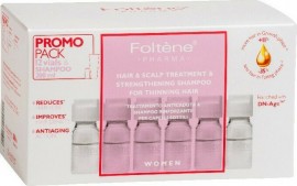 Foltène Pharma Θεραπεία κατά της Τριχόπτωσης για Γυναίκες με 12 Αμπούλες & Σαμπουάν Ενδυνάμωσης 200ml