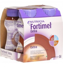 Nutricia Fortimel Extra Με Γεύση Σοκολάτα 4x200ml