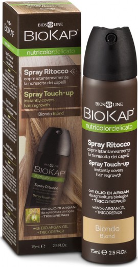 Biokap Nutricolor Delicato Spray Touch-Up Blond Εκνέφωμα για την κάλυψη της Ρίζας 75ml