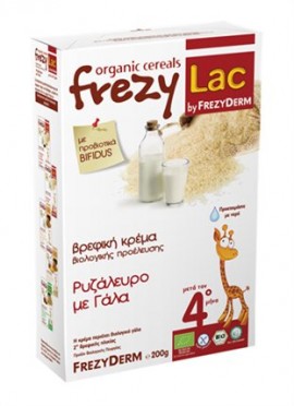 Frezylac Βιολογική Βρεφική Κρέμα Ρυζάλευρο με Γάλα 200gr