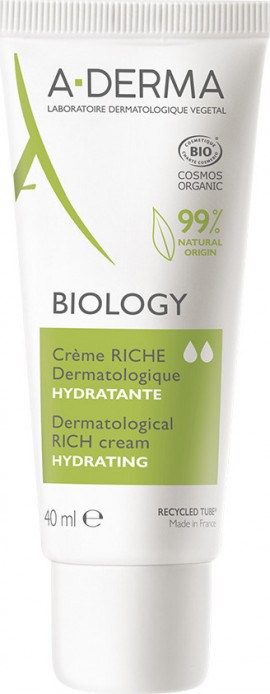 A-Derma Biology Dermatological Rich Cream Hydrating 40ml