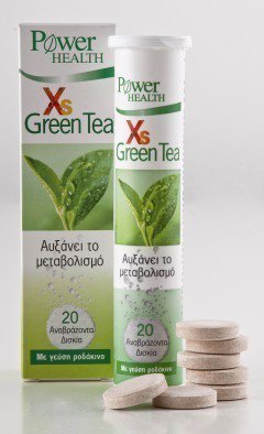 Power Health XS Green Tea Συμπλήρωμα Διατροφής Για Το Μεταβολισμό 20 Αναβράζοντα Δισκία