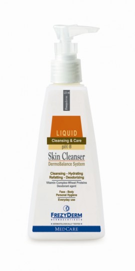 Frezyderm Skin Cleanser Υγρό Καθαριστικό Για Πρόσωπο Και Σώμα 125ml