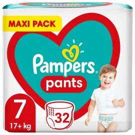 Pampers Maxi Pack Pants Πάνες-Βρακάκι No 7 (17+kg) 32τμχ