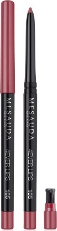 Mesauda Milano 4Ever Lips Automatic Lip Pencil 105 Waterproof Mauve, 0,35ml