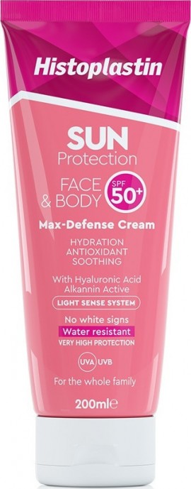 Heremco - Histoplastin Sun Protection Cream Face + Body-Αντηλιακή Κρέμα Προσώπου και Σώματος SPF50+, 200ml