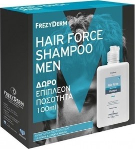 Frezyderm Promo Hair Force Shampoo Men 200 ml & ΔΩΡΟ Eπιπλέον Προϊόν 100 ml