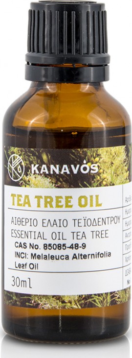 Kanavos Essential Oil Tea Tree Αιθέριο Έλαιο Τεϊόδεντρου 30ml
