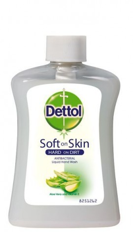 Dettol Soft on Skin Hard on Dirt Ανταλλακτικό Αντιβακτηριδιακό Υγρό Κρεμοσάπουνο με Μέλι, 250ml